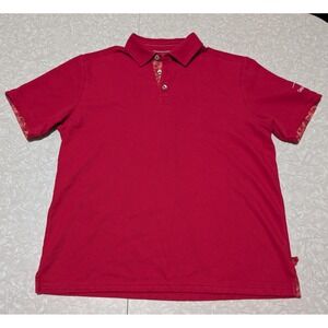 Tommy Bahama Island Zone M Red Polo Great American Insurance Group